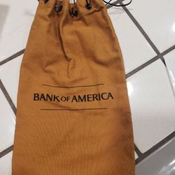 Vintage Bank Of America Money Bag