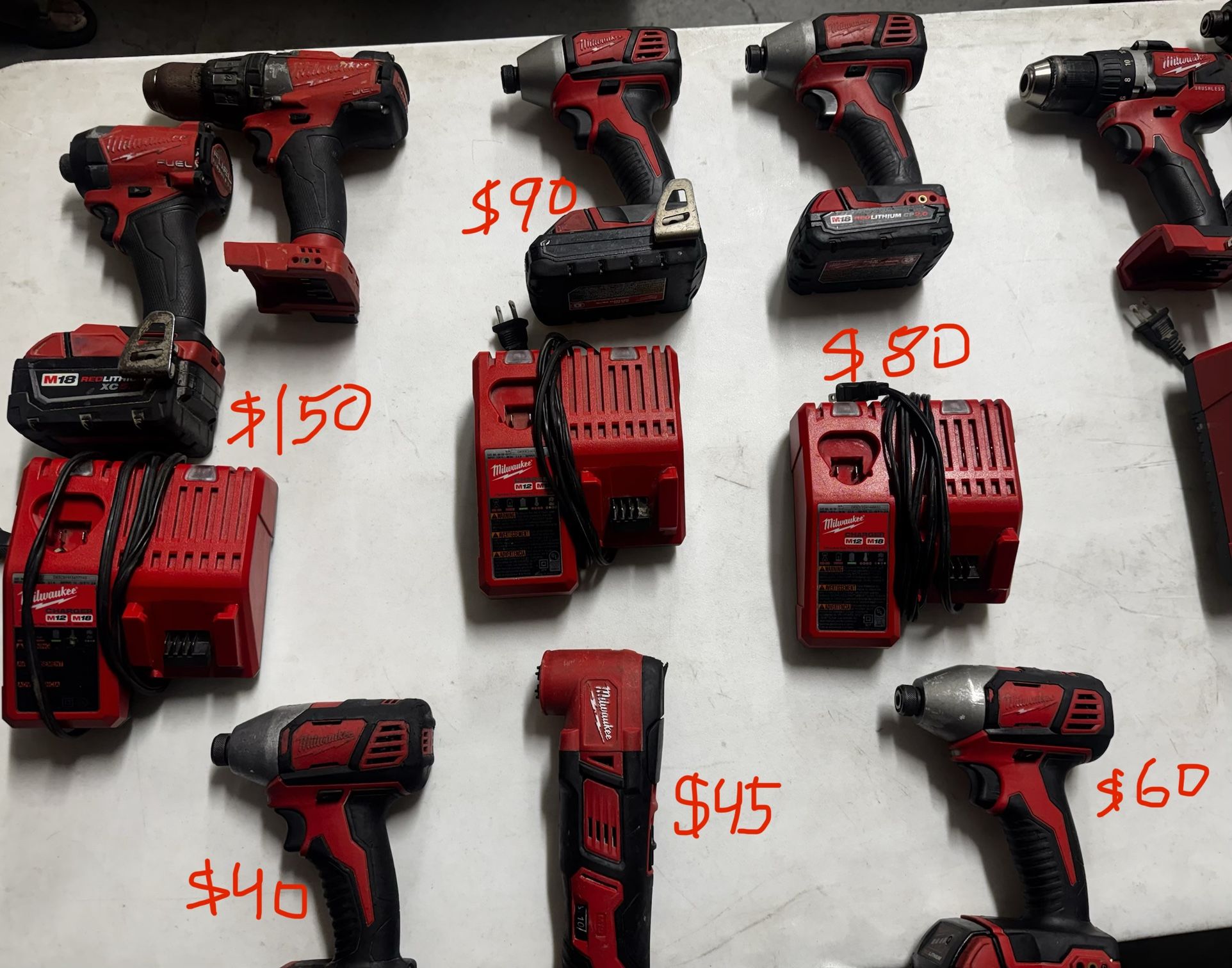 Milwaukee M18 Power Tools