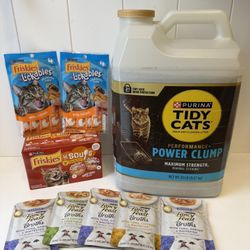 Cat Bundle Tidy Cats, Friskies, Fancy Feast