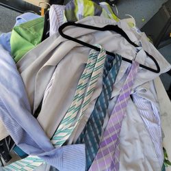 Men's Dress Shirts And Ties