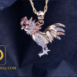 Gold rooster