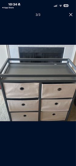 Baby bedside dresser