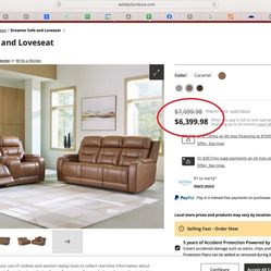Dreamer Sofa and Loveseat - SPECIAL DEAL $5,499