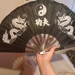 Metal Tai Chi Hand Fan