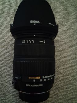 Sigma/Nikon 18-200 dx  OS lens