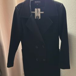 Bankeng Women Winter Wool Blend Camel Mid-Long Coat