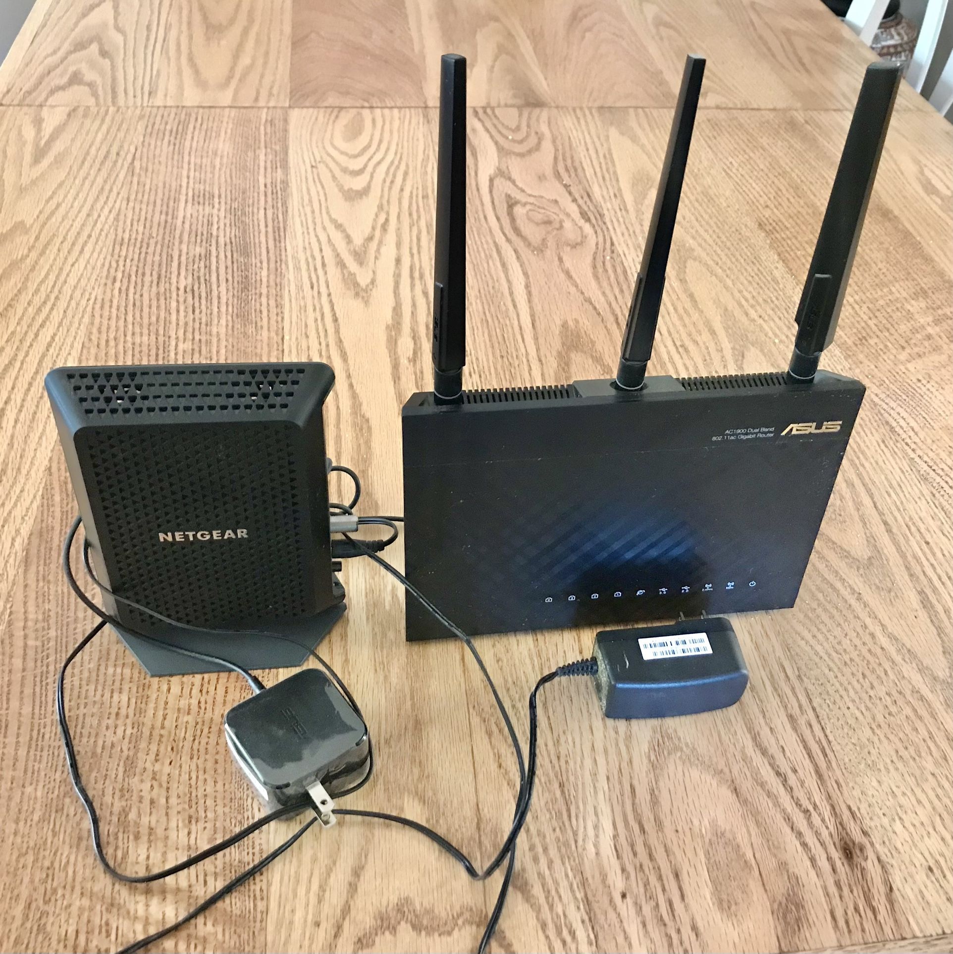 Cable/Internet Modem And WiFi Router