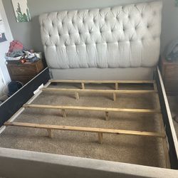 King Headboard Frame And Box Springs