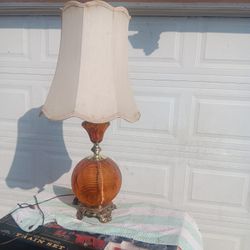 Vintage Glass Lamp 