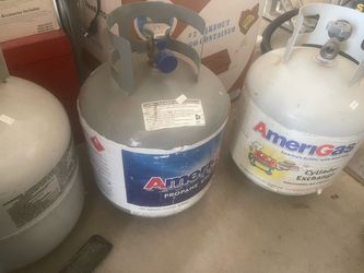 3 Propane Tanks – 15 lb Style – Used only $20