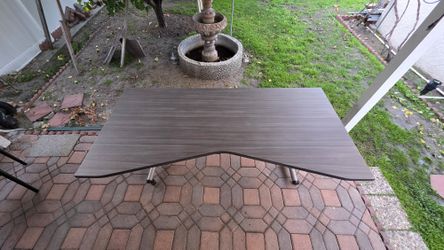Table Desk Workstation With Foldable Legs