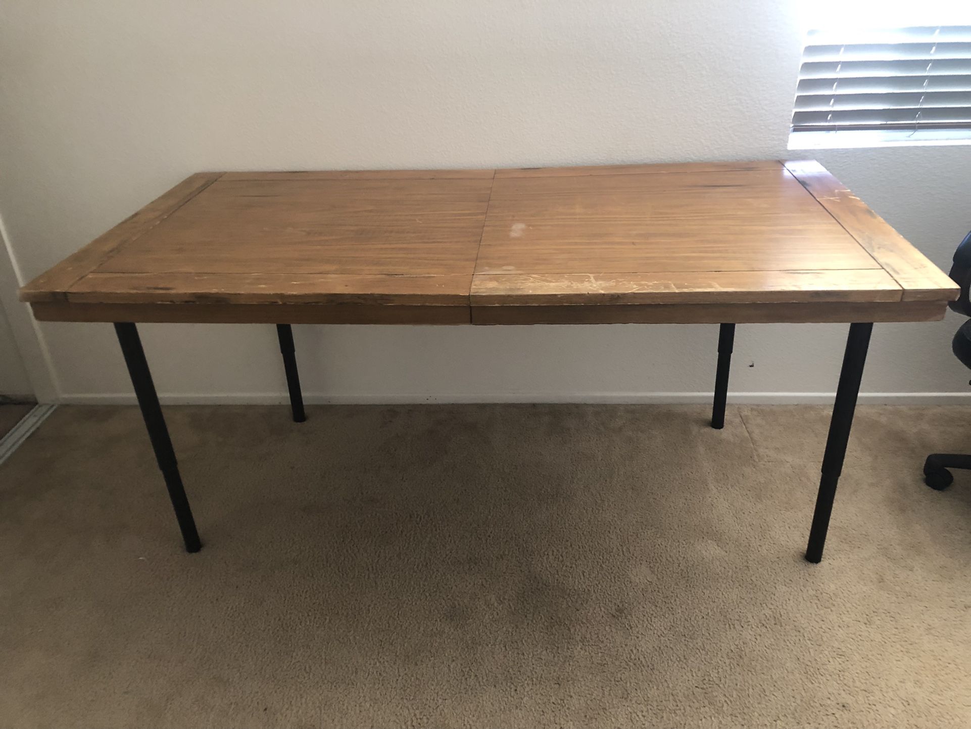 Big Adjustable Wooden Desk/Table For Sale! 