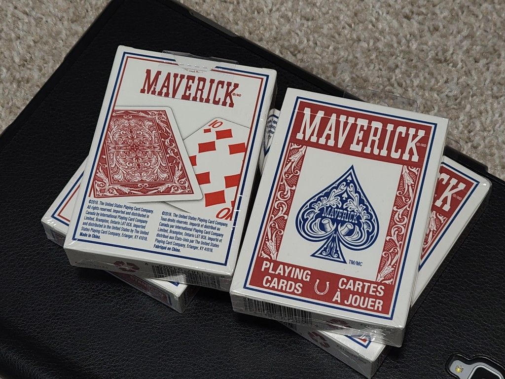 Maverick Playing Cards (4 Pack, Sealed)