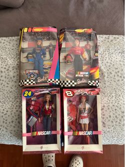 Vintage Barbie nascar collectibles