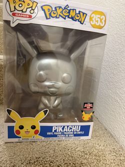Pikachu Silver Pokemon Funko (Target Con)