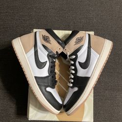 Nike Air Jordan 1 High Latte Womens Size 12=Mens Size 10.5