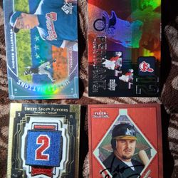 4 Card Baseball Lot