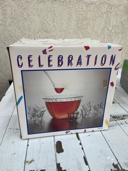 Vintage Toscany Collection Celebration Punch bowl set