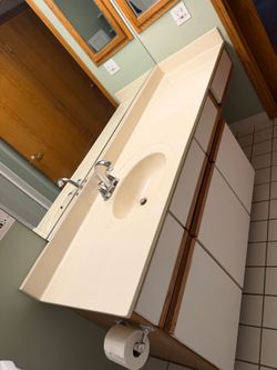 Two bathrooms vanity