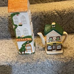 Pasta Holder & Teapot  (new)