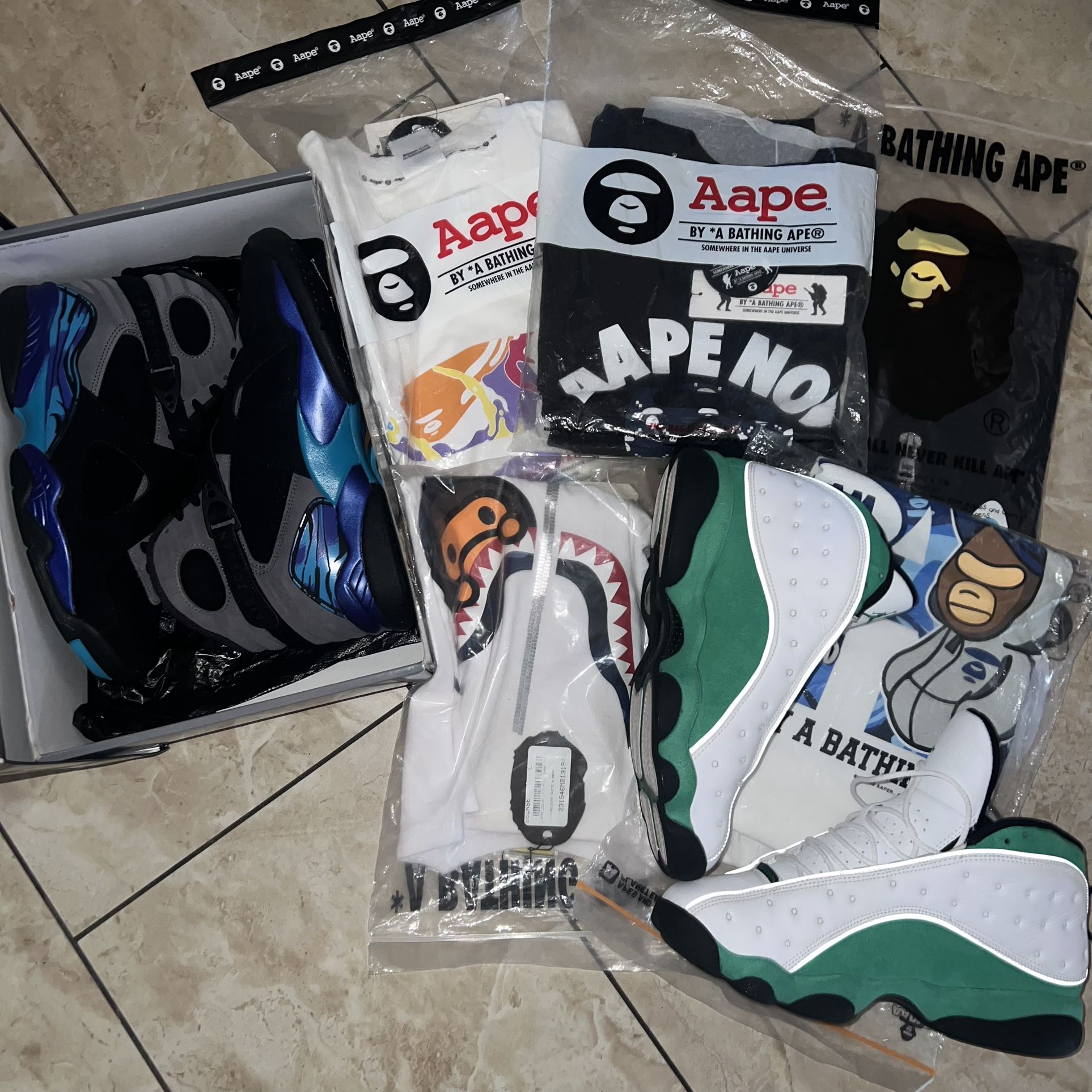 Aqua 8 Jordan 10 Size Men New