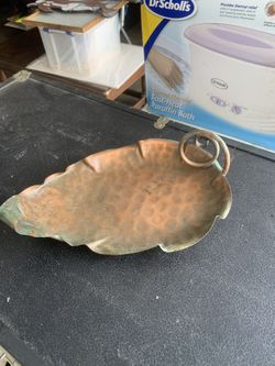 Cooper Leaf Dish 