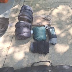 Camping Sleeping Bags, Medium Air Mattress 