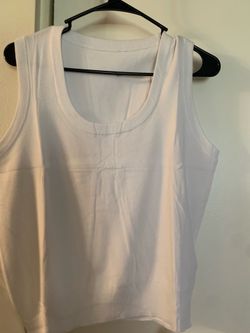 White women’s top, medium