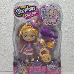 2015 SHOPKINS SHOPPIES- PAM CAKE - INCLUDES 2 EXCLUSIVE SHOPKINS & ACCESSORIES