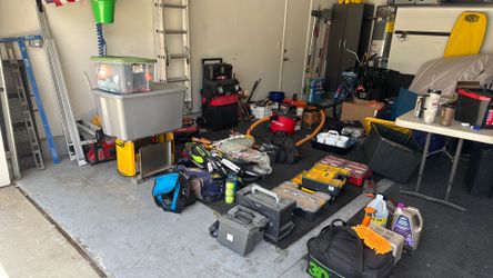 Entire garage of tools