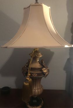 Very very nice lamps two of them. Heavy in great condition