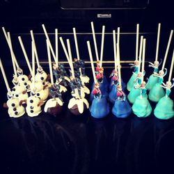 Frozen cake pops