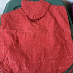 Dog Rain Jacket Size Medium