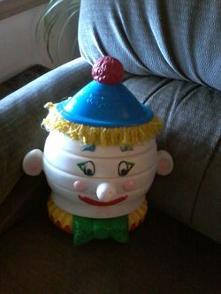 Talking clown head