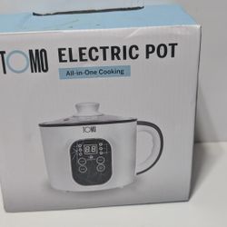 Tomo Electric Pot 1.2L All-in-One Multifunctional Precision Cooking Appliance