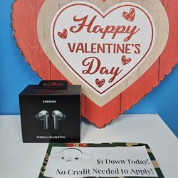 Samsung Galaxy Buds 3 Pro Wireless Headphones New - Payments Available - Pay $1 Down To take It home