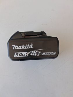 Makita 18v battery 5.0 new
