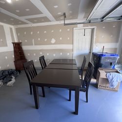 Beautiful Hefty Wooden Dinning Room Table