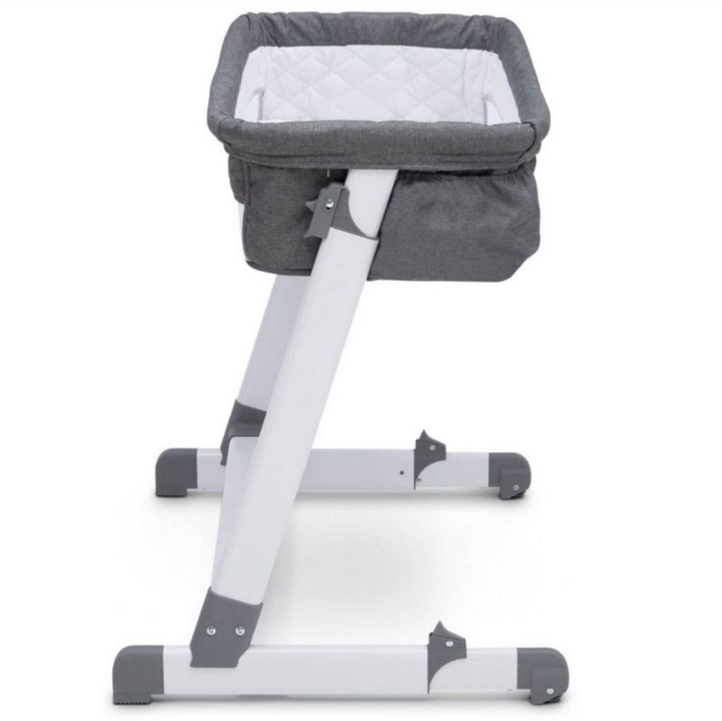 Simmons Kids' By The Bed City Sleeper Bassinet Grey Tweed