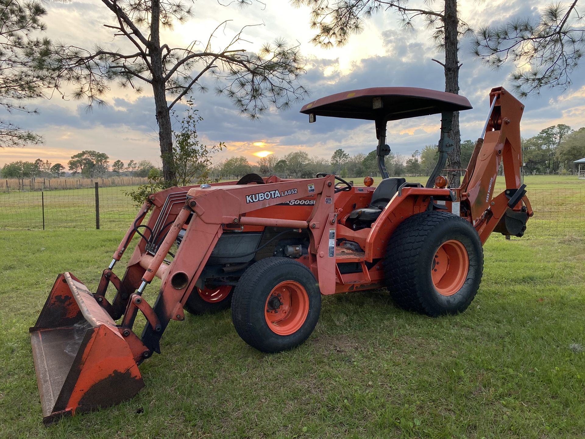 52hp Kubota Backhoe