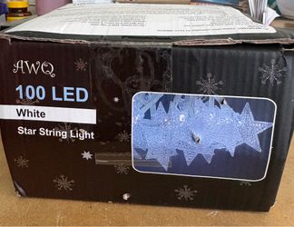 Guirnalda de 100 estrellas led blancas