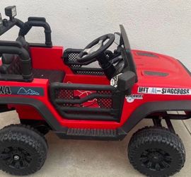 Kids red car powerwheel