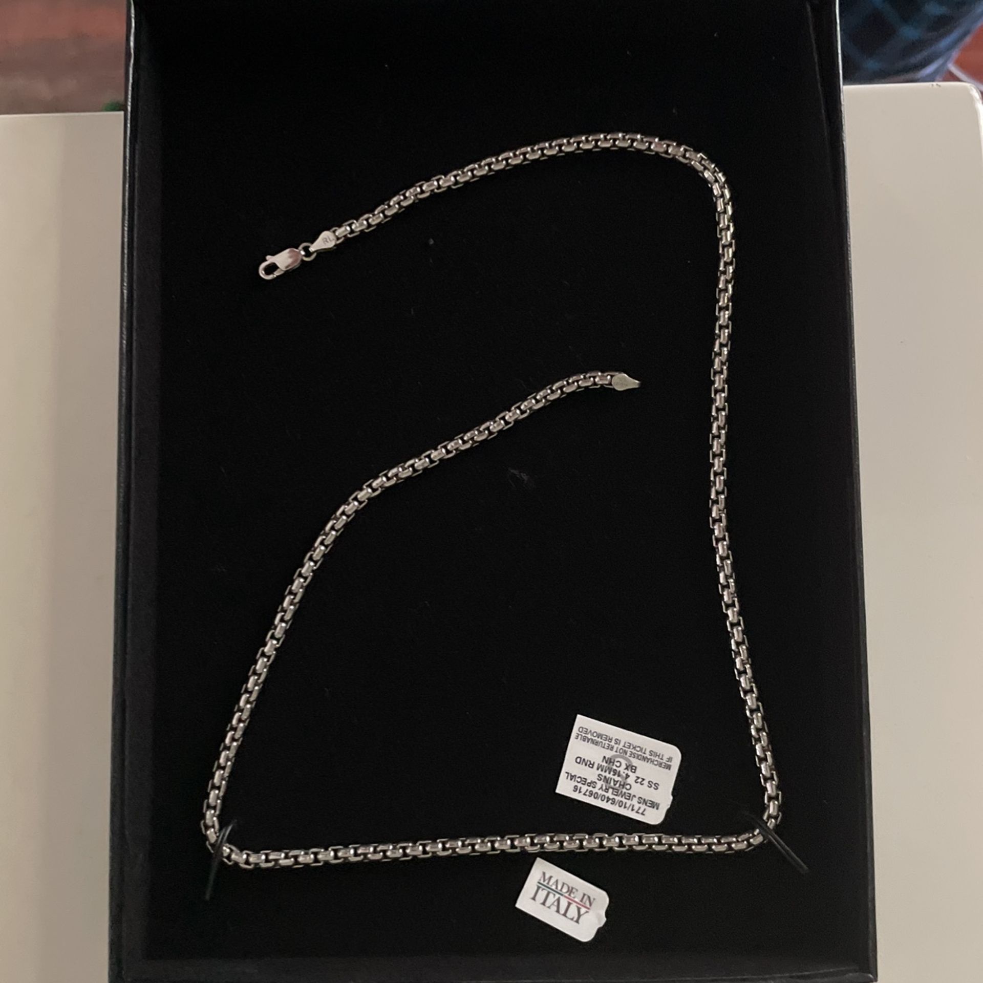 Sterling Silver Mens Chain