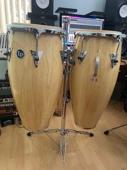 LP Classic II Series Congas with Chrome Hardware
