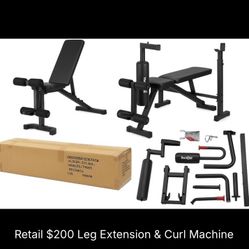 NEW- Workout Leg And Arm Curl Equipment 