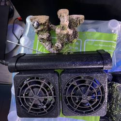 Aquarium Filter Cooling Fan Decoration 