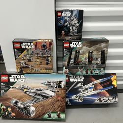 Brand New 5 Pc Lot Of LEGO Star Wars.