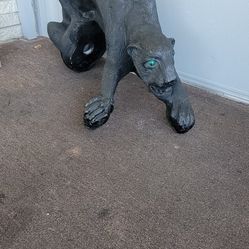 Black Leopard Statue