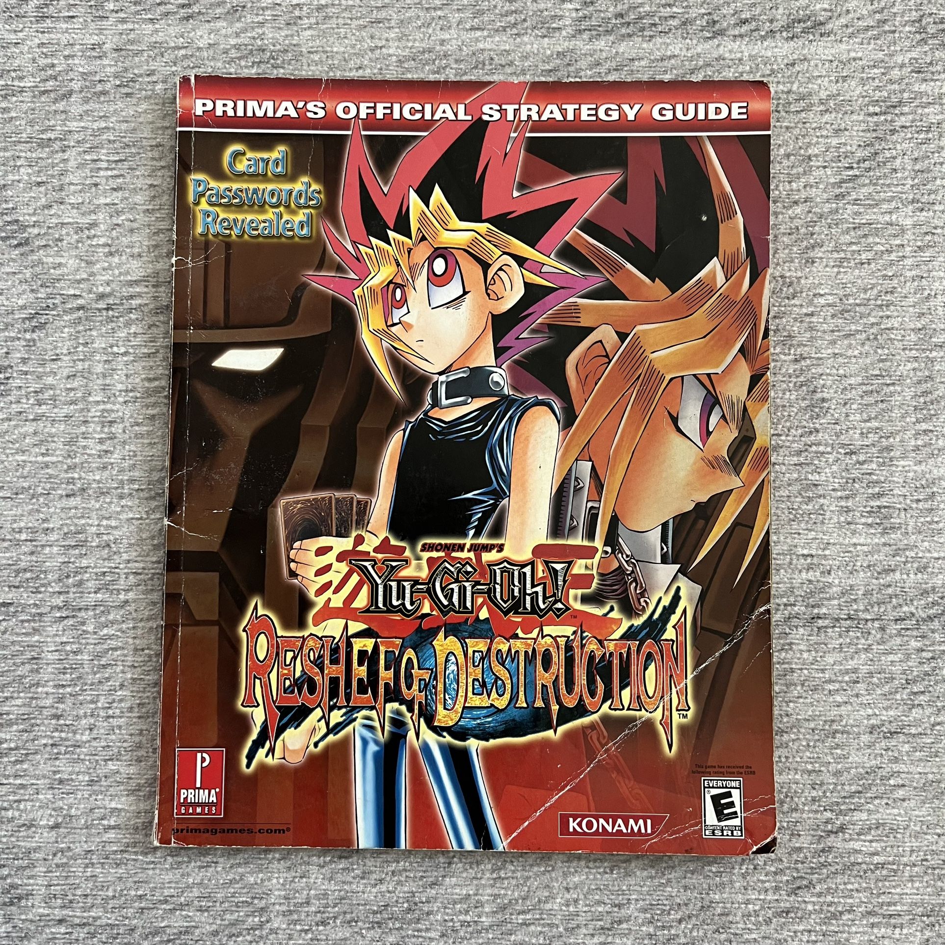 Nintendo Gameboy Advance GBA Yu-Gi-Oh! Reshef of Destruction Prima Strategy Guide