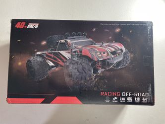 Remote Control Car - 1/18 Scale RC Cars for Adults & Kids, IPX4 Waterproof 40KM/H 4X4 Off Road Truck, 2.4GHz Remote Control, 4WD All Terrain Vehicle w